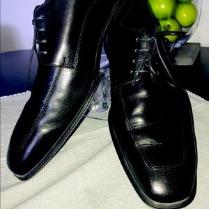Cole Haan - Men's Black Leather Lace up Dress Shoes with Nike Air
